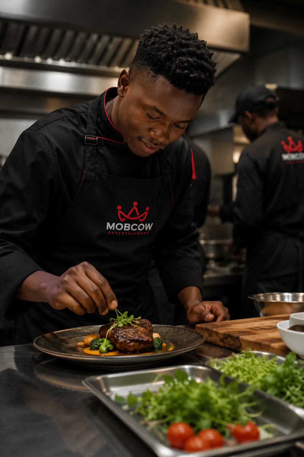 Mobcow catering spread and food service setup